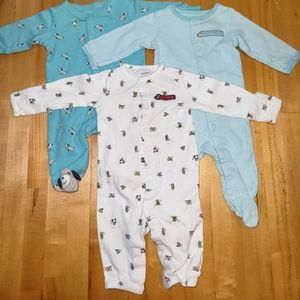 Set of 3 Baby Boy Onesie - Carter's Brand